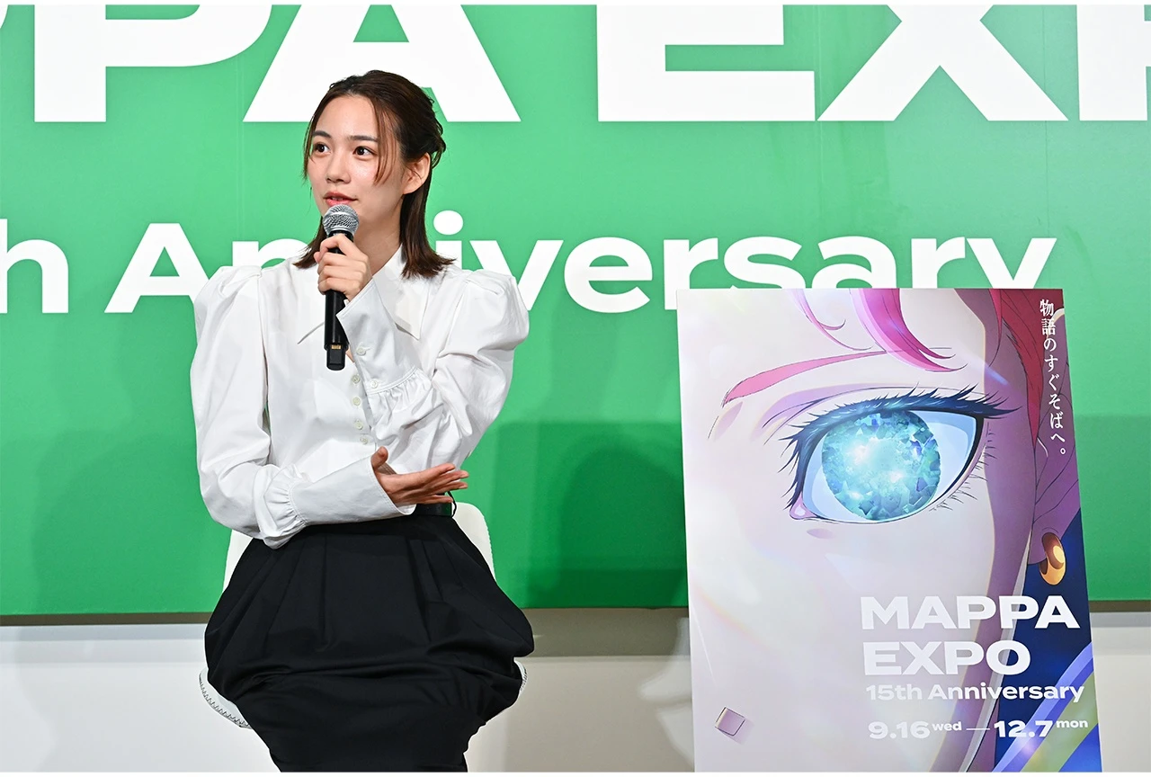 「MAPPA EXPO 15th Anniversary」会場写真＆フロアマップ公開、のんが展覧会アンバサダーとしてオープニングイベントに登場