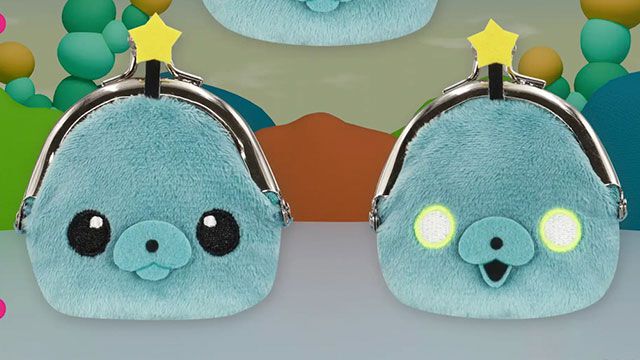 『教育番組』タマ顔のがま口ポーチが登場、全3種の表情で展開