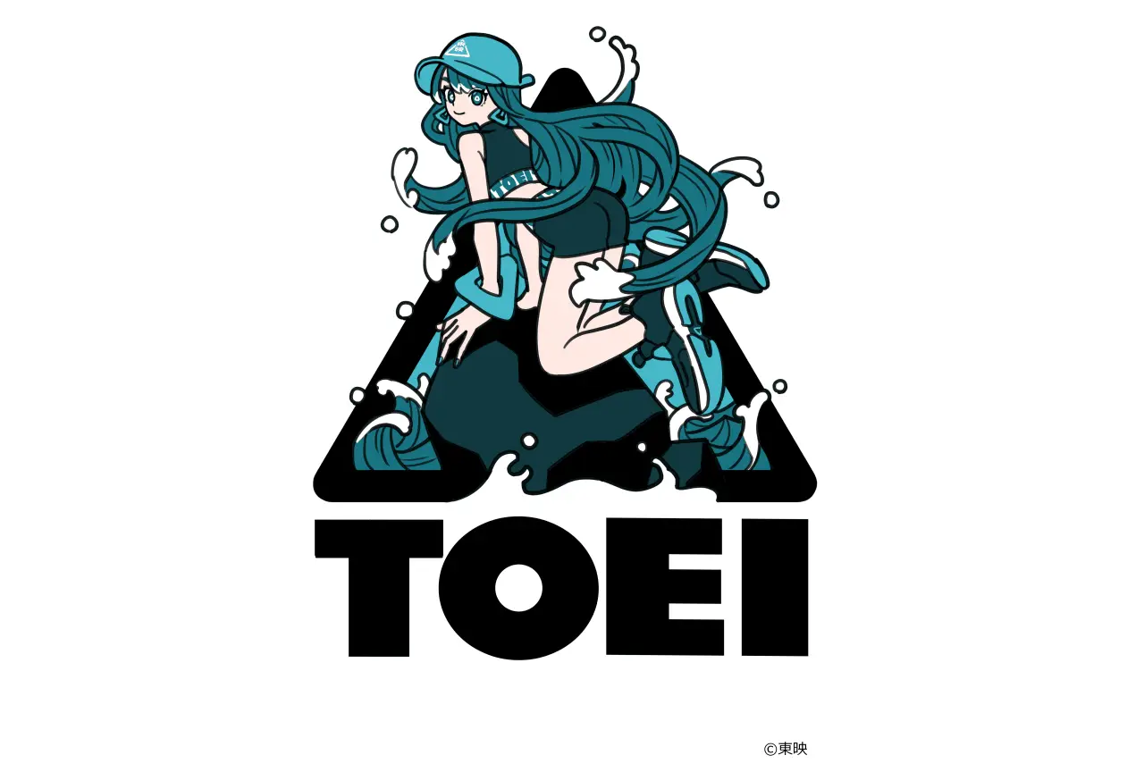 東映荒波計画に新キャラクター「あらいなみ T081」誕生、タケウチリョースケ描き下ろしビジュアル公開