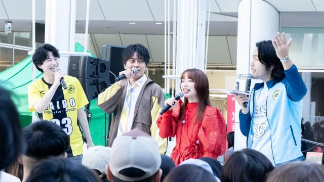 アオアシ Season2、10月4日から毎週日曜放送中 キックオフステージに大鈴功起・小林親弘ら登壇、ヒグチアイがED歌唱