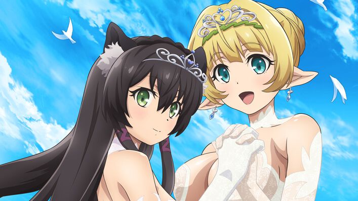 『異世界魔王と召喚少女の奴隷魔術ULT』第3期ティザービジュアルにシェラ＆レムのウエディングドレス姿解禁